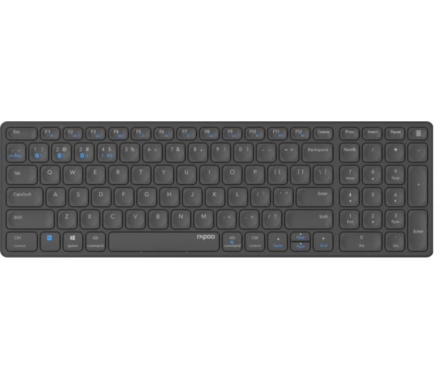 RAPOO E9700M Multimode Blade 2.4GHz/BT 5.0/BT 3.0 szara - 1071771 - zdjęcie 3